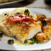 Bacalhau No Forno Com Cebolada