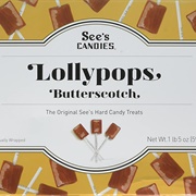 See&#39;s Lollypops Butterscotch