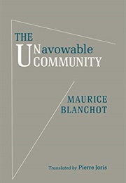 The Unavowable Community (Maurice Blanchot)