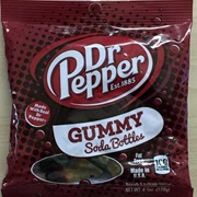 Dr Pepper Gummy Soda Bottles