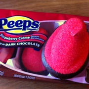 Peeps Strawberry Crème Dipped in Dark Chocolate