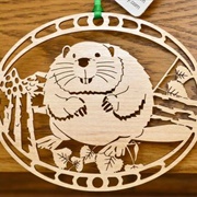 American Beaver Ornament