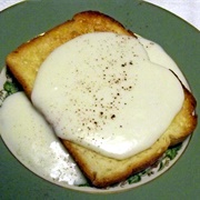 Milk Gravy on Toast