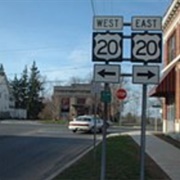 US Route 20 in New York
