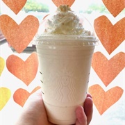 Peaches and Cream Frappuccino