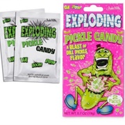 Exploding Pickle Candy