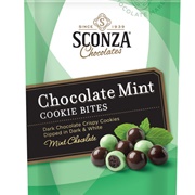 Sconza Chocolate Mint Cookie Bites