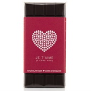 Nadege Je T'aime Chocolate Tablet