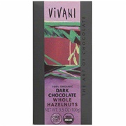 Vivani Dark Chocolate Whole Hazelnuts