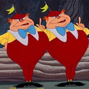 Tweedle-Dee and Tweedle-Dum-Alice in Wonderland