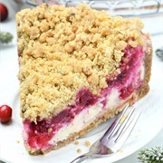 Cranberry Cheesecake Pie