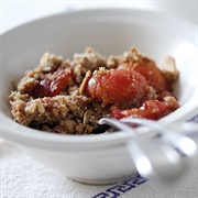 Plum Almond Crumble