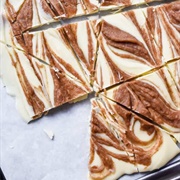 White Chocolate Cinnamon Roll Bark