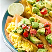 Avocado Salsa Crepe