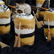 Halloween Pumpkin Mousse Parfaits