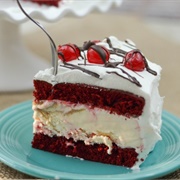 Cherry Cheesecake Ice Cream Cake