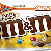 M & M's White Choc Peantu