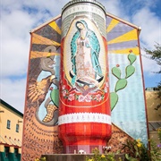Giant Candle - Guadalupe Cultural Arts Center, San Antonio