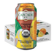 Cascade Ice Organic Citrus Twist
