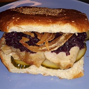 Flaeskestegssandwich