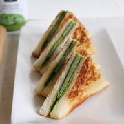 Fried Matcha Mochi Toast