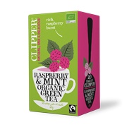 Clipper Raspberry & Mint Green Tea