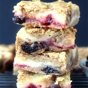 Cherry Cheesecake Blondies