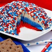 Red, White, and Blue Cheesecake Cheeseball