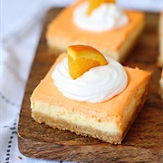 Orange Creamsicle Cheesecake Bars