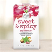 Good Earth Sweet & Spicy Peppermint Caffeine Free