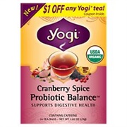 Yogi Cranberry Spice Probiotic Balance Tea