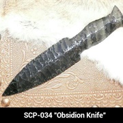 Obsidian Ritual Knife