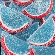 Blue Raspberry Fruit Jelly Slices