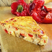 Red Pepper Quiche