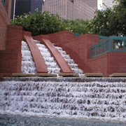 Wortham Center for Performing Art Waterfall