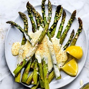 Roasted Asparagus With Hollandaise