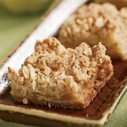 Almond Cheesecake Apple Bars