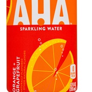 AHA Sparkling Water Orange + Grapefruit