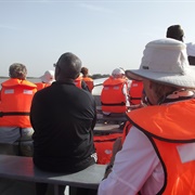 Boat Ride Pink Lake Senegal