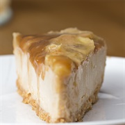 Caramelized Banana Peanut Butter Cheesecake