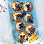 Blueberry Cheesecake Sandwich Bites