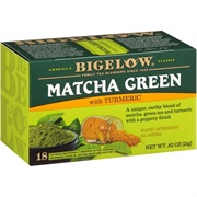Bigelow Matcha Green With Turmeric Tea