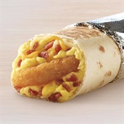 Hash Brown Toasted Breakfast Burrito