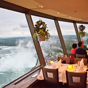 Eat at the Skylon Tower Revolving Restaurant, Niagara Falls, Ontario