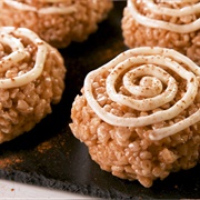 Cinnamon Roll Rice Krispies Treats