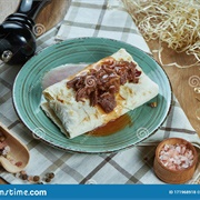 Boiled Beef Burrito