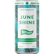 Juneshine Hard Kombucha Coconut Ginger Matcha