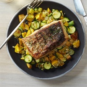 Bass With Squash