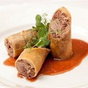 Vegan Duck Spring Rolls