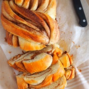 Cinnamon Roll Bread Loaf Braid